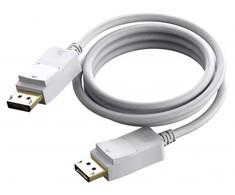 Adaptec Version 1.4 8K bei 60 Hz - Goldstecker - DP (m) zu DP (m) - Aussendurchmesser 7,3 mm - 28 AWG - 2 m - baltas