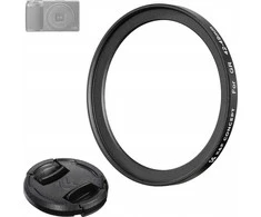 Adapterio mažinimo žiedas 42 mm–49 mm K&amp;F, skirtas Ricoh GR II III IIIx + dangtelis / SKU.2328
