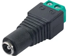 Akyga AV terminalo bloko adapteris juodas (AK-SC-17)