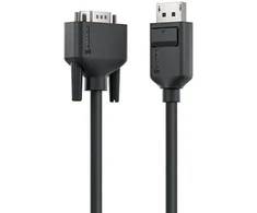 Adapteris AV Alogic ALOGIC EL2DPVGA-02 adapter kablowy 2 m DisplayPort VGA (D-Sub) Juodas
