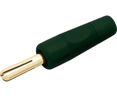 Blow 8443# Wtyk banan przykręcany žalia 44mm auksinė hq