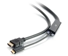 Adapteris AV C2G 1.8m USB-C® to HDMI® Audio/Video Adapteris Cable - 4K 60Hz, 1.8 m, USB Type-C, HDMI Type A (Standard), Male, Male, Straight (26889)