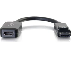 Adapteris AV C2G C2G 8 colių „DisplayPort“ į HDMI adapteris – DP–HDMI adapteris – 1080p – Juodas – M/F – Vaizdo adapteris – „DisplayPort“ kištukas prie HDMI lizdo – 20,3 cm – ekranuotas – Juoda
