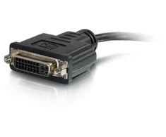 AV adapteris C2G HDMI į DVI-D adapteris - HDMI į vienos jungties DVI-D keitiklis - M/F - vaizdo keitiklis - HDMI - DVI - juodas