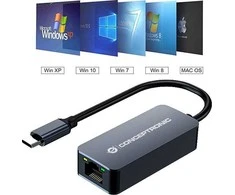 Adapteris AV Conceptronic CONCEPTRONIC Adapteris USB-C -> RJ45 10/100/1000/2500 0,15 m