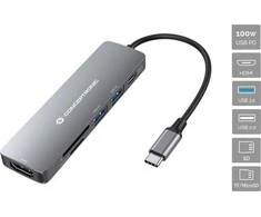 „Conceptronic DONN11G 6-in-1“ USB-C adapteris
