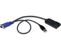 Adapteris AV Dell D-Sub (VGA) - RJ-45 juoda (A7485901)