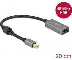 Adapteris AV Delock DeLOCK Mini DP 1.4> HDMI Adapteris 4K 60Hz - 66570