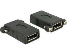 Delock DisplayPort 1.2 adapteris, moteriškas ir moteriškas lyties keitiklis su 20 kaiščiu