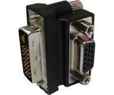Adapteris AV Delock DVI-D - D-Sub (VGA) juoda (65172)
