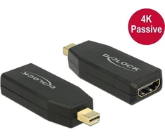 „DeLOCK 65583“, mini „Displayport 1.2“, HDMI, juodas