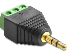Delock adapterio lizdo kištukas 3,5 mm > gnybtų blokas 3 kontaktų