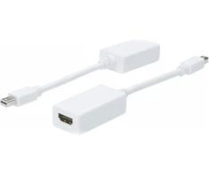 Assmann Electronic ASSMANN DisplayPort adapterio kabelis mini DP - HDMI tipas AM/F 0.15m DP 1.1a suderinamas su CE wh
