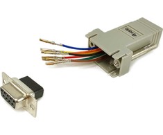Adapteris AV Equip Equip Adapteris DB9 -> RJ45 Adapteris Bu/Bu TIA/EIA-561