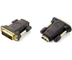 AV adapteris Equip HDMI - DVI- D juoda (118908)