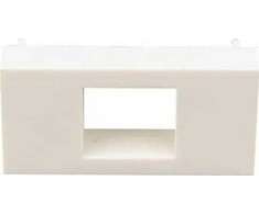 Adapteris AV FULL Keystone plokštė. 22,5 x 45 mm.
