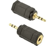 Stereo lizdas, 2,5 mm į lizdą, 3,5 mm Gembird adapteris
