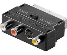 Adapteris AV Goobay Scart – kompozitinis juodas (50123)