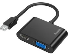 „Hama 2-in-1 Mini DisplayPort“ į VGA + HDMI adapteris su 4K Ultra HD palaikymu