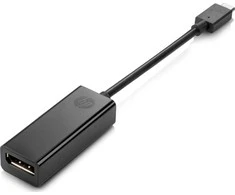 AV adapteris HP USB-C-zu-DP adapteris išorinė USB vaizdo plokštė juoda