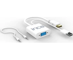 Adapteris AV Inca Inca IVTH-01 išorinė USB vaizdo plokštė Baltas