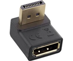 InLine AV ® „DisplayPort“ adapteris, „DisplayPort“ vyriškas/moteris pakreiptas į viršų