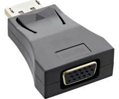 AV adapteris InLine ® Name Uostas vyras VGA moteris, FullHD / 60Hz, juoda / aukso