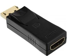 Adapteris AV InLine DisplayPort – HDMI juoda (17198C)