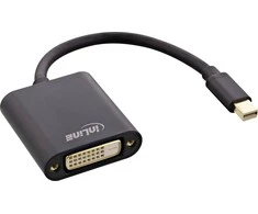 AV adapteris InLine Rodyti Port mini - DVI- D juoda (17194S)