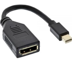 AV adapteris InLine Rodyti Port mini - DisplayPort juoda (17150S)