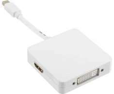 AV adapteris InLine Rodyti Port Mini - Rodyti Uostas - HDMI - DVI balta (17195I)
