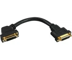 AV adapteris InLine DVILI - Juodas (17301G)