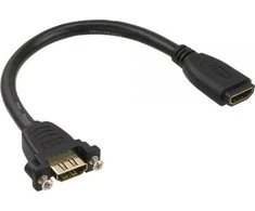 Adapteris AV InLine HDMI - HDMI juoda (17600R)