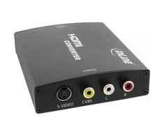 AV adapteris InLine HDMI - S-Video - RCA (Kinija) juoda (65006)