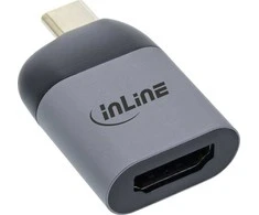 USB adapteris InLine ® USB monitorius konverteris, USB Type- C mažas HDMI moterų, 4K60Hz