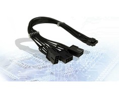 Adapteris AV Inter-Tech Inter-Tech Adapteris GPU-02 (12pin) auf 3x8pin PCIe, 34cm