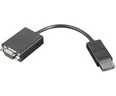 AV adapteris Lenovo Rodyti Uostas - D-Sub (VGA) juodas (DisplayPort VGA monitoriaus kabinai)