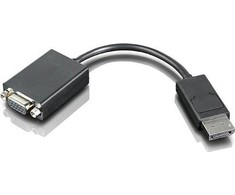 AV adapteris Lenovo Rodyti Uostas - D-Sub (VGA) juoda (DP VGA VIDEO CABLE)