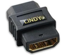 Adapteris - LINDY HDMI M/F Jungtis, 18Gb/s, 4K, UHD, 60Hz, Juodas