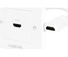 AV adapteris LogiLink HDMI - HDMI balta (AH0014)