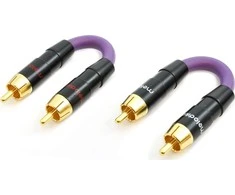 AV adapteris Melodika RCA (Cinch) x2 - RCA (Cinch) x2 violetinė