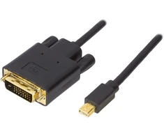 Mercodan 932509, 5 m, DVI, Mini DisplayPort, Kištukas, Kištukas, Auksinis