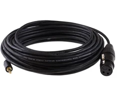 Mercodan 3,5 mm kištukas, kištukas į XLR 3 kontaktų kištuką, 10 m
