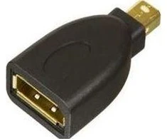 AV adapteris MicroConnect Rodyti Port mini - DisplayPort Juodas (MDKDPF)