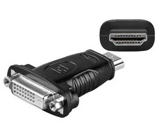 AV adapteris MicroConnect HDMI - juodasis DVI- D (HDM1924F)