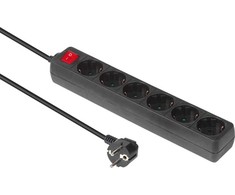 MicroConnect 6 padėčių „Schuko“ lizdas įjungimui / išjungimui