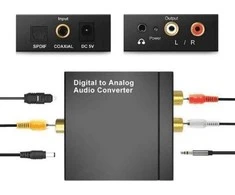 Adapteris. AV Mozos DAC01 RCAToslink RCA x