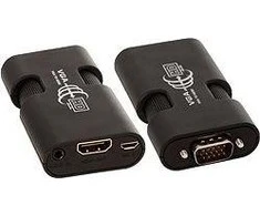 AV adapteris PremiumCord HDMI - D-Sub (VGA) + Jack 3.5mm juodas (KHCON- 23)