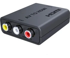 Adapteris AV PremiumCord RCA (cinch) x 3 - HDMI + USB-A juoda (khcon-47)