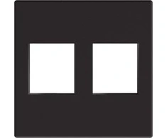 Adapteris AV Procab Procab CP45KS2/B Jungties plokštė Keystone 45 x 45 mm Juoda